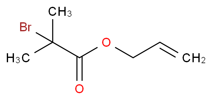 prop-2-en-1-yl 2-bromo-2-methylpropanoate_分子结构_CAS_40630-82-8