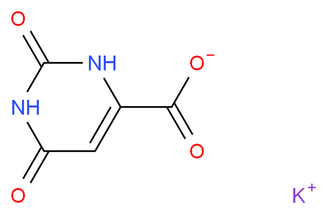 Potassium 2,6-dioxo-1,2,3,6-tetrahydro-4-pyrimidinecarboxylate_分子结构_CAS_24598-73-0)