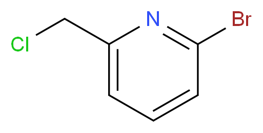 2-bromo-6-(chloromethyl)pyridine_分子结构_CAS_727356-19-6