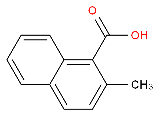 2-methylnaphthalene-1-carboxylic acid_分子结构_CAS_1575-96-8