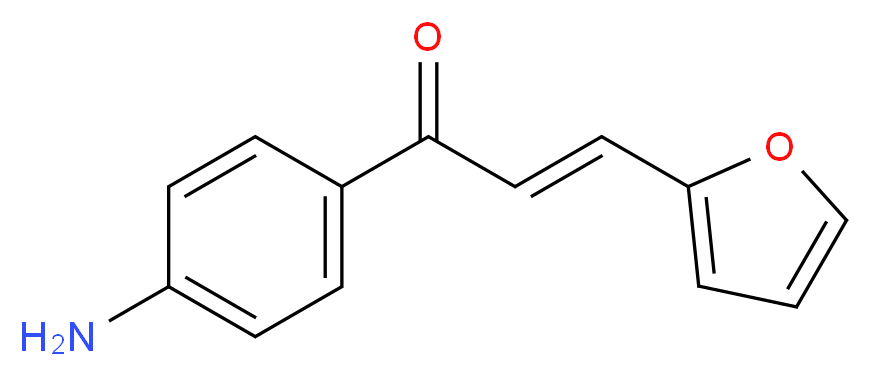 (2E)-1-(4-Aminophenyl)-3-(2-furyl)prop-2-en-1-one_分子结构_CAS_)