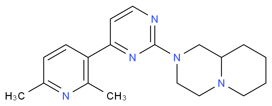 2-[4-(2,6-dimethylpyridin-3-yl)pyrimidin-2-yl]octahydro-2H-pyrido[1,2-a]pyrazine_分子结构_CAS_)