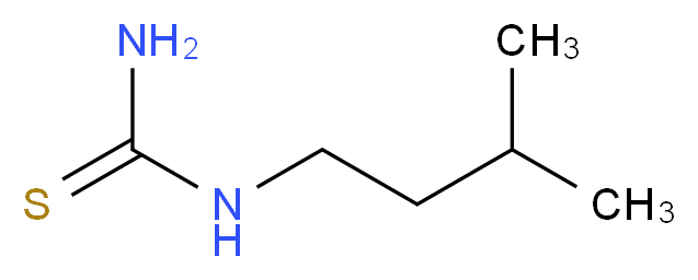 (3-methylbutyl)thiourea_分子结构_CAS_6601-04-3