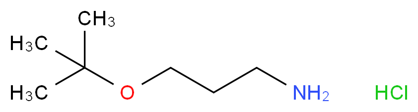 3-(tert-butoxy)propan-1-amine hydrochloride_分子结构_CAS_864658-14-0