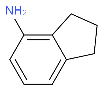 2,3-dihydro-1H-inden-4-amine_分子结构_CAS_32202-61-2