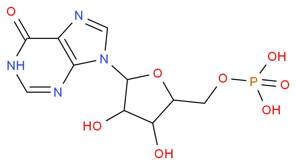 INOSINE-5'-MONOPHOSPHATE_分子结构_CAS_131-99-7)