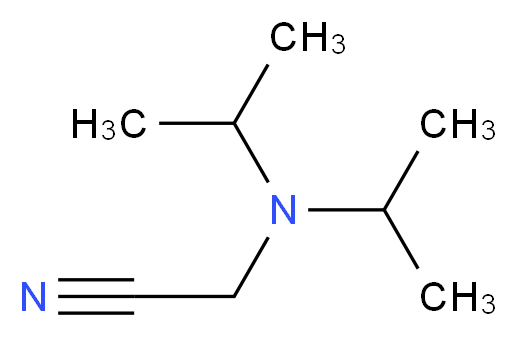2-[bis(propan-2-yl)amino]acetonitrile_分子结构_CAS_54714-49-7