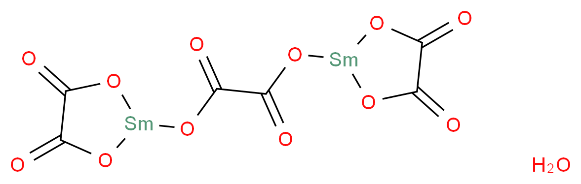 bis(dioxo-1,3-dioxa-2-samaracyclopentan-2-yl) oxalate hydrate_分子结构_CAS_312695-68-4