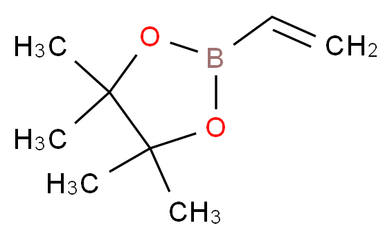 2-ethenyl-4,4,5,5-tetramethyl-1,3,2-dioxaborolane_分子结构_CAS_75927-49-0