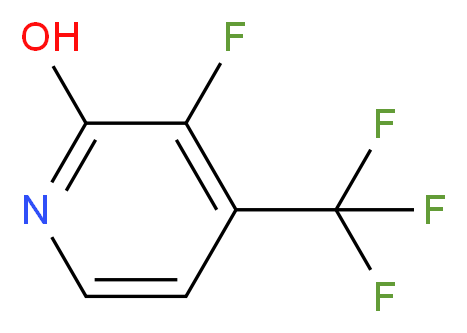 3-fluoro-4-(trifluoromethyl)pyridin-2-ol_分子结构_CAS_1227594-89-9