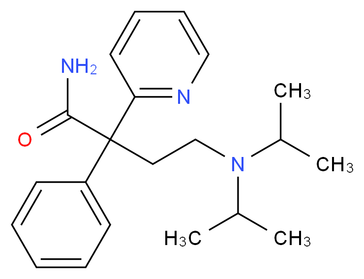 Disopyramide_分子结构_CAS_3737-09-5)