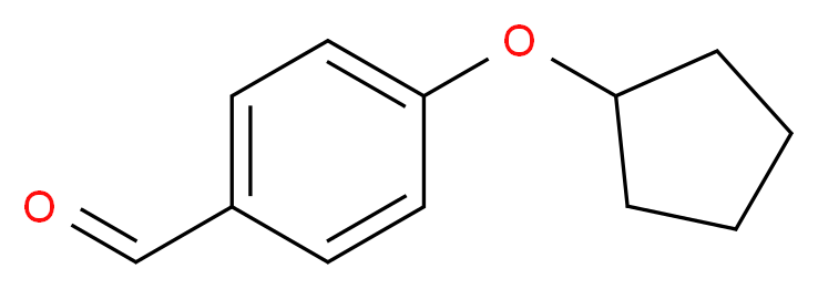 4-(cyclopentyloxy)benzaldehyde_分子结构_CAS_164520-98-3)