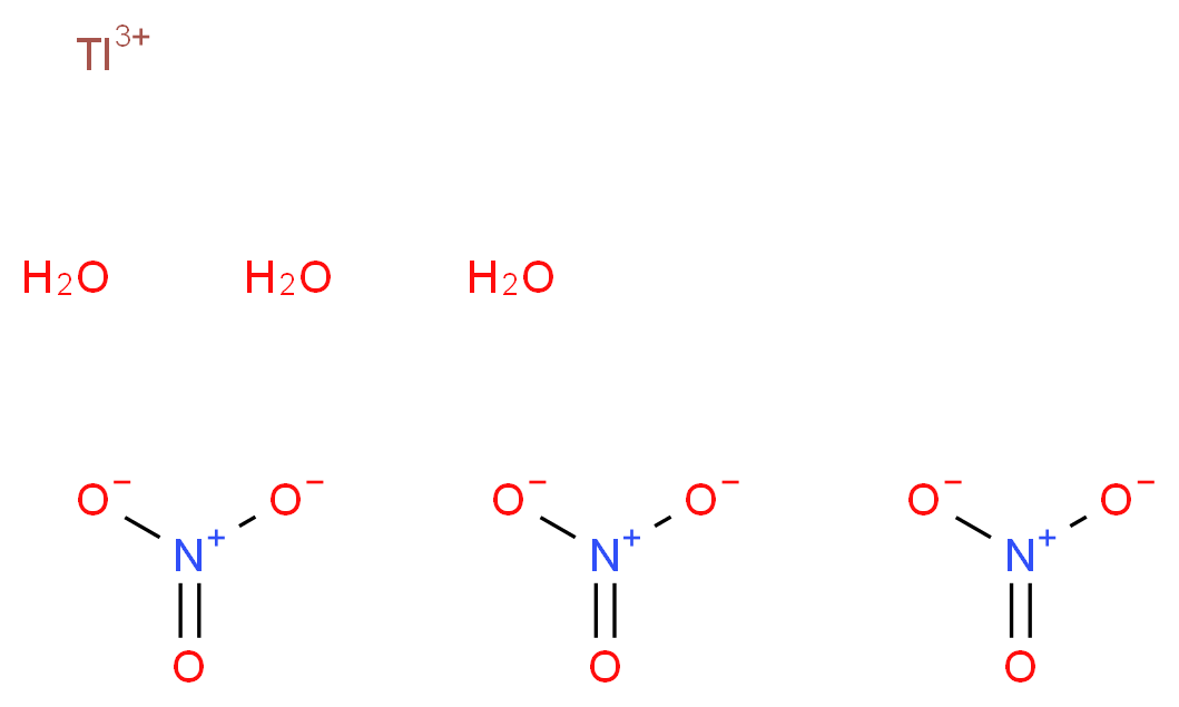 硝酸铊(III) 三水合物_分子结构_CAS_13453-38-8)