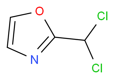2-DICHLOROMETHYL-OXAZOLE_分子结构_CAS_885274-38-4)