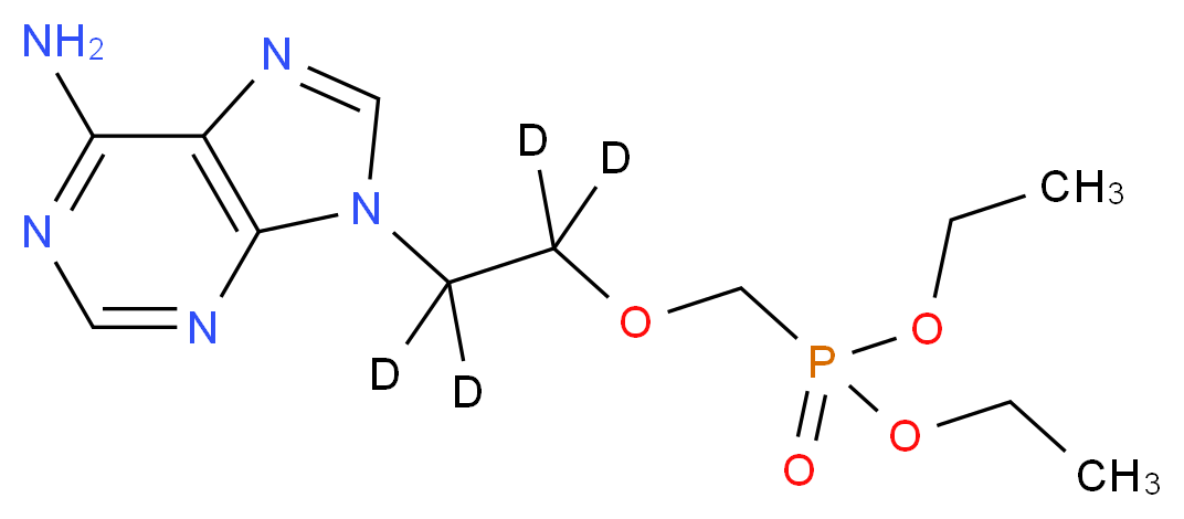 Adefovir-d4 Diethyl Ester_分子结构_CAS_)