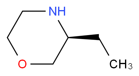 (3S)-3-ethylmorpholine_分子结构_CAS_748117-01-3