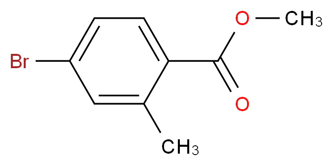Methyl 4-bromo-2-methylbenzoate_分子结构_CAS_99548-55-7)