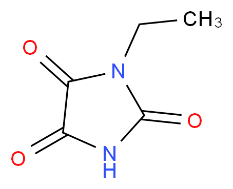 1-ethylimidazolidine-2,4,5-trione_分子结构_CAS_57012-86-9