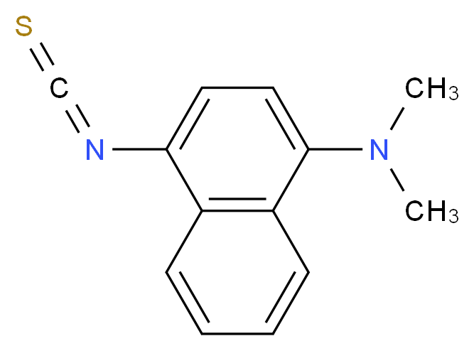 4-isothiocyanato-N,N-dimethylnaphthalen-1-amine_分子结构_CAS_29711-79-3