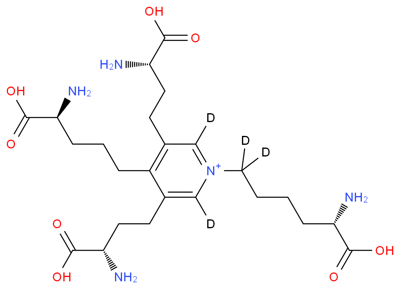 Desmosine-d4_分子结构_CAS_1119270-58-4)