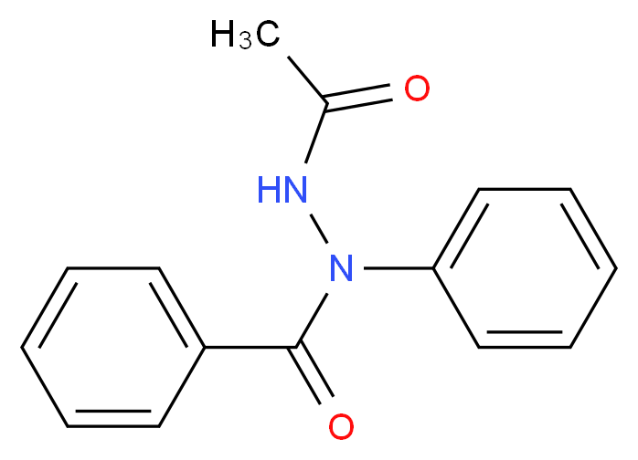 N'-benzoyl-N'-phenylacetohydrazide_分子结构_CAS_70609-11-9)