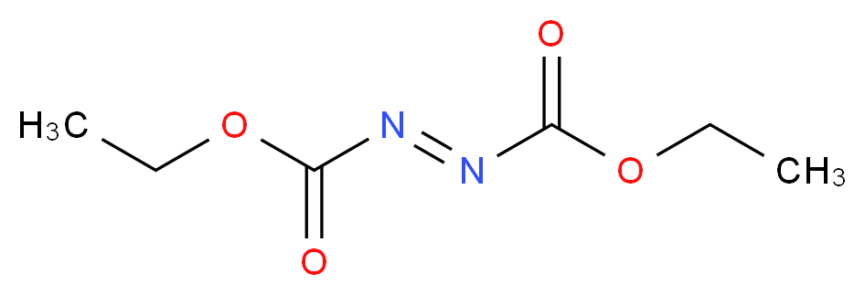 Diethyl azodicarboxylate_分子结构_CAS_1972-28-7)