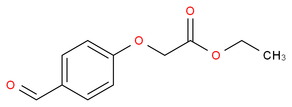 ethyl (4-formylphenoxy)acetate_分子结构_CAS_51264-69-8)