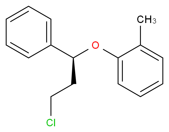 (S)-3-Chloro-1-phenyl-1-[2-methyl-phenoxyl]propane_分子结构_CAS_114446-50-3)