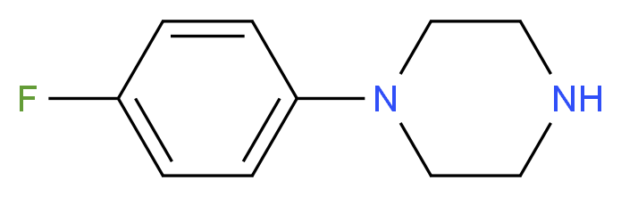 1-(4-Fluorophenyl)piperazine_分子结构_CAS_2252-63-3)