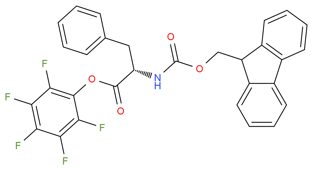 Fmoc-Phe-OPfp_分子结构_CAS_86060-92-6)