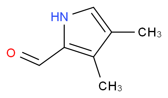 3,4-DIMETHYL-1H-PYRROLE-2-CARBOXALDEHYDE_分子结构_CAS_19713-89-4)