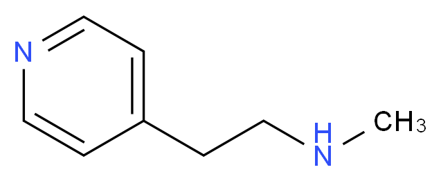 methyl[2-(pyridin-4-yl)ethyl]amine_分子结构_CAS_55496-55-4