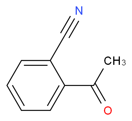 2-Acetylbenzenecarbonitrile_分子结构_CAS_91054-33-0)