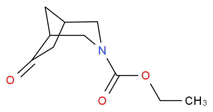 ethyl 6-oxo-3-azabicyclo[3.2.1]octane-3-carboxylate_分子结构_CAS_850991-53-6
