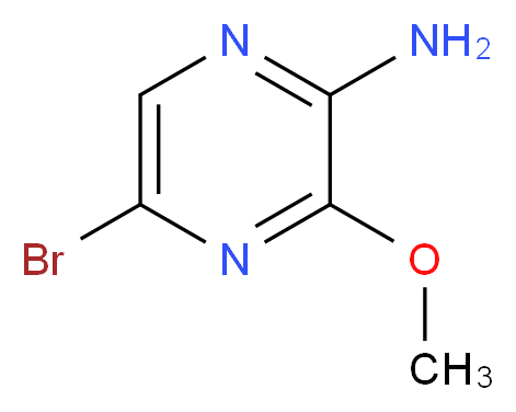 5-Bromo-3-methoxypyrazin-2-ylamine_分子结构_CAS_5900-13-0)