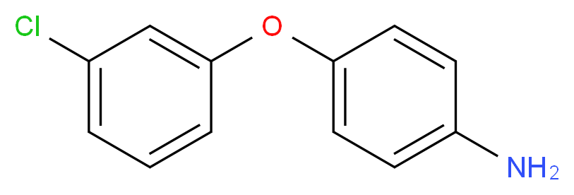 4-(3-Chlorophenoxy)aniline_分子结构_CAS_56705-51-2)