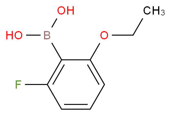 2-Ethoxy-6-fluorophenylboronic acid_分子结构_CAS_)