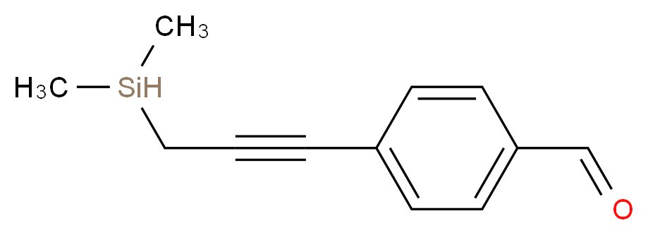 4-[(Trimethylsilyl)ethynyl]benzaldehyde_分子结构_CAS_77123-57-0)