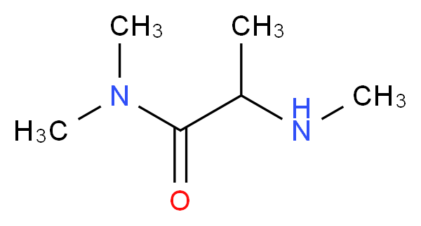 N,N-dimethyl-2-(methylamino)propanamide_分子结构_CAS_69902-16-5