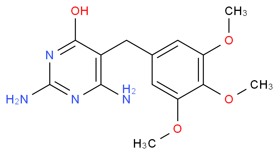 4-Hydroxy Trimethoprim_分子结构_CAS_112678-48-5)