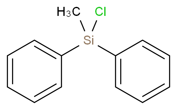 二苯基甲基氯硅烷_分子结构_CAS_144-79-6)