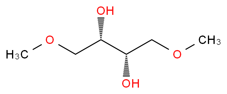 (2S,3S)-1,4-dimethoxybutane-2,3-diol_分子结构_CAS_50622-10-1