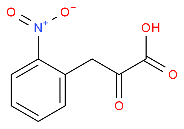 o-NITROPHENYLPYRUVIC ACID_分子结构_CAS_5461-32-5)