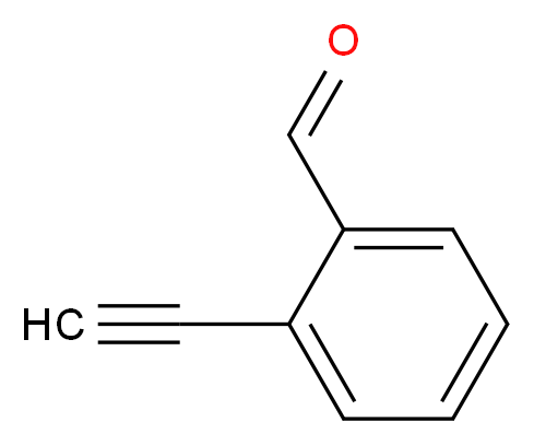2-ethynylbenzaldehyde_分子结构_CAS_38846-64-9