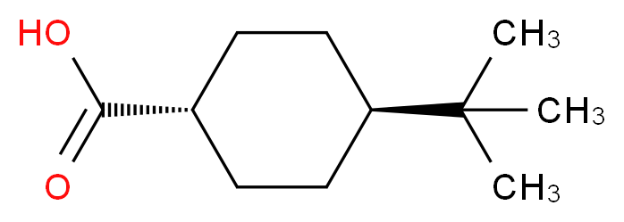 rel-(1r,4r)-4-tert-butylcyclohexane-1-carboxylic acid_分子结构_CAS_943-29-3