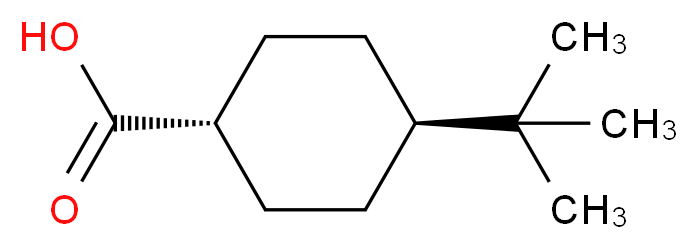 TRANS-4-TERT-BUTYLCYCLOHEXANECARBOXYLIC ACID_分子结构_CAS_943-29-3)