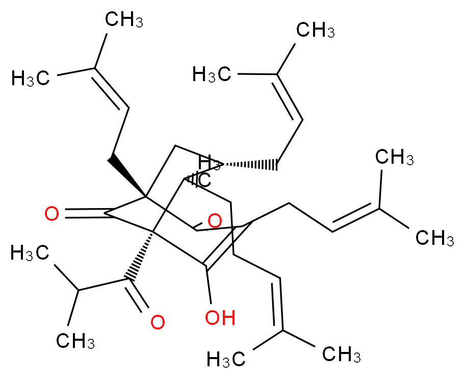 Hyperforin_分子结构_CAS_11079-53-1)