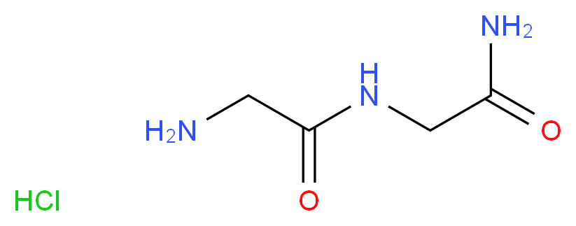 2-amino-N-(carbamoylmethyl)acetamide hydrochloride_分子结构_CAS_16438-42-9