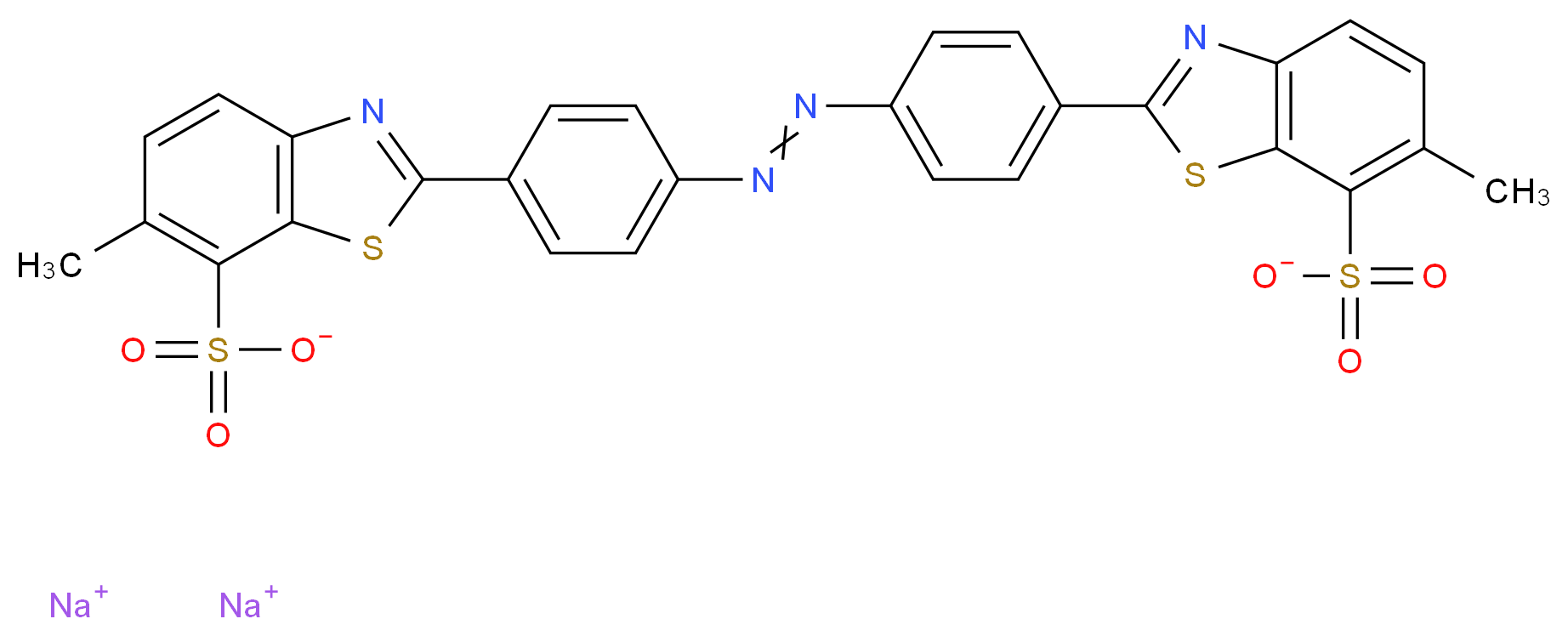 CHLORAMINE YELLOW_分子结构_CAS_14500-83-5)