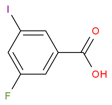 3-Fluoro-5-iodobenzoic acid_分子结构_CAS_723294-74-4)